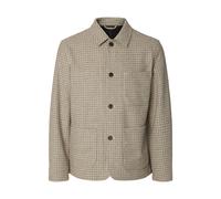 selected men - SLM-LANDON WOOL BLEND HYBRID BLAZER NOOS Light Grey Melange - Gr. - M