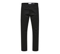 selected men - SLM175-SLIM NEW MILES FLEX PANT NOOS Black - Gr. - 36