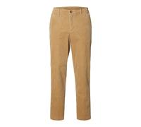 selected men - SLM190-REG TAPE LEROY KRIS CORD PNT NOOS Braun - Gr. - S