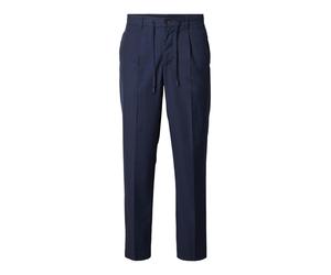selected men - SLM190-REG TAPERED LEROY PLEAT PANT NOOS Sky Captain - Gr. - XL
