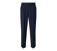 Loose Fit Bundfaltenhose mit Gürtelschlaufen Modell 'FINN' S men Marine