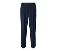 Loose Fit Bundfaltenhose mit Gürtelschlaufen Modell 'FINN' S men Marine