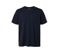 selected men - SLMASPEN SLUB SS O-NECK TEE NOOS Navy Blazer - Gr. - L