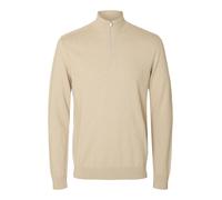 SELECTED MEN - SLMBERG LS HALF ZIP NOOS Oatmeal - Gr. - S