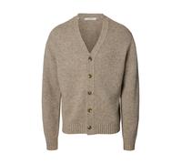 selected men - SLMCODY LS KNIT RLX CARDIGAN NOOS Oatmeal - Gr. - S