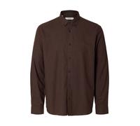 selected men - SLMCOLE-JAY REG MELANGE LS SHIRT NOOS - Gr. - L