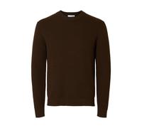 selected men - SLMDANE LS KNIT REG STRUC CREW NECK NOOS - Gr. - S