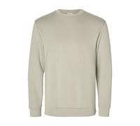 selected men - SLMEMANUEL SOFT CREW NECK SWEAT NOOS Grau - Gr. - L