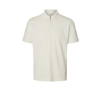 SELECTED MEN - SLMFAVE STRUCTURE SS POLO NOOS Cloud Dancer - Gr. - XXL