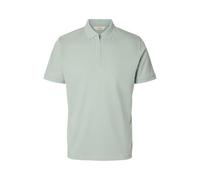SELECTED MEN Slmfave Zip Ss Polo Noos