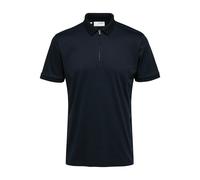 SELECTED MEN - SLMFAVE ZIP SS POLO NOOS Sky Captain - Gr. - XL