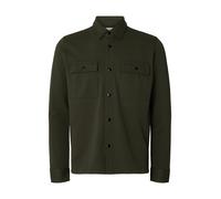 selected men - SLMJACKIE SWEAT JACKET NOOS Forest Night - Gr. - S