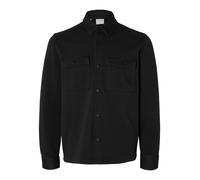 selected men - SLMJACKIE SWEAT JACKET NOOS Schwarz - Gr. - L