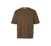 SELECTED MEN - SLMLOOSEOSCAR SS O-NECK TEE NOOS Chocolate Chip - Gr. - L