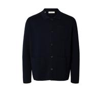 selected men - SLMMIKE LIGHT POLO CARDIGAN NOOS Sky Captain - Gr. - L