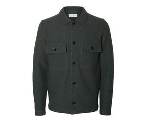 SELECTED MEN - SLMNEALY LS KNIT REG WORKWEAR CARDI NOOS Deep Forest - Gr. - M