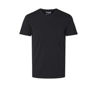 SELECTED MEN - SLMNEWPIMA SS V-NECK TEE NOOS Black - Gr. - S