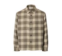SELECTED MEN - SLMOLE-PABLO WOOL BLEND OVERSHIRT NOOS Oatmeal - Gr. - XXL