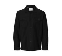 SELECTED MEN - SLMOLIVER SWEAT OVERSHIRT NOOS Black - Gr. - M