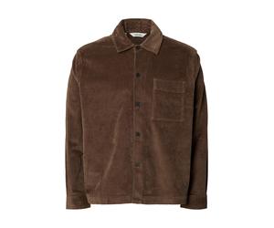 selected men - SLMOTTO-KRIS CORD OVERSHIRT NOOS Chocolate Chip - Gr. - L