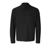 selected men - SLMREG-ROBERT OVERSHIRT NOOS Schwarz - Gr. - XXL