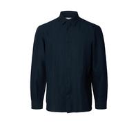 SELECTED MEN - SLMREGCLAUS CLAY LINENBLEND LS SHT NOOS Sky Captain - Gr. - M