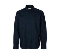 SELECTED MEN - SLMREGCLAUS CLAY LINENBLEND LS SHT NOOS Sky Captain - Gr. - XL
