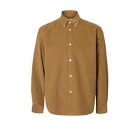 SELECTED MEN - SLMREGCOLE DANNI CORD BD LS SHIRT NOOS Kelp - Gr. - M
