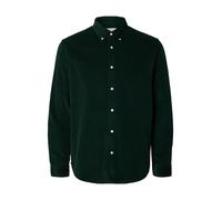 selected men - SLMREGCOLE DANNI CORD BD LS SHIRT NOOS Pine Grove - Gr. - XL