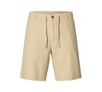 SELECTED HOMME Herren Slhregular-brody Linen Shorts Noos, Incense/Detail:mixed W. Oatmeal, XXL