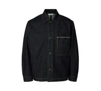 selected men - SLMREGULAR JOE SELVEDGE 804 DB JACKET Dark Blue Denim - Gr. - XL