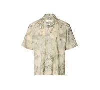 SELECTED MEN - SLMRLXAIR MIX SS SHIRT Deep Lichen Green - Gr. - XXL