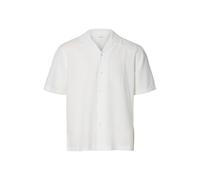 SELECTED MEN Slmrlxcasper Clay Linenblend Ss Sht Noos
