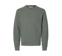 selected men - SLMROSS LS KNIT STRUCTURE CREW NECK NOOS Balsam Green - Gr. - XL