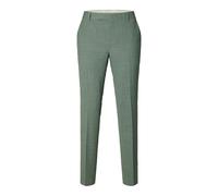 SELETED HOMME Herren SLHSLIM-Oasis Linen TRS NOOS Anzughose, Light Green Melange, 38