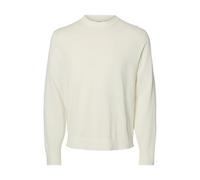 SELECTED MEN Herren Slhtorino Ls Knit Crew Neck Noos, Egret, X-Large
