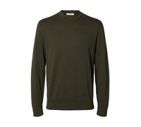 selected men - SLMTORINO LS KNIT REG CREW NECK NOOS Forest Night - Gr. - L