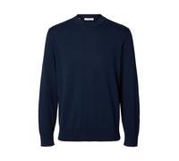 selected men - SLMTORINO LS KNIT REG CREW NECK NOOS Navy Blazer - Gr. - XL