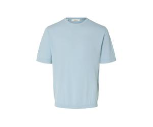 SELECTED MEN - SLMTORINO SS KNIT CREW NECK NOOS Skyway - Gr. - XL