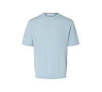 SELECTED MEN - SLMTORINO SS KNIT REG CREW NECK NOOS Skyway - Gr. - L