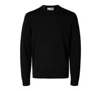 SELECTED HOMME Male Pullover mit Rundhalsausschnitt 100% Merinowoll