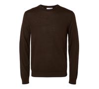 SELECTED MEN - SLMTRAY LS KNIT REG MERINO CREW NOOS - Gr. - XXL
