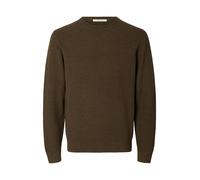 selected men - Strickpullover braun - Gr. - S