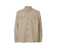 SELECTED HOMME Regular Fit Hemdjacke mit Woll-Anteil Modell 'LOSEPABLO' in Sand, Größe XL