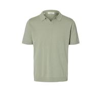Selected Mattis Kurzarm-poloshirt M Aqua Gray