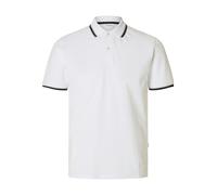 Selected - Polo - Slhslim-Atlas weiß - Gr. - XXL