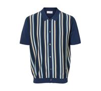 Selected - Polocardigan - Mattis blau - Gr. - S