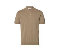 Selected Berg Kurzarm-poloshirt XL Savannah Tan / Melange