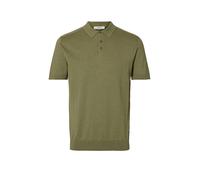 SELECTED Poloshirt SLHBERG olive | XL