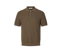 SELECTED Poloshirt SLHCRAN braun | XL